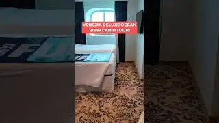 Cruise Cabin Tour Shorts - Carnival Venezia Cabin Tour - Deluxe Ocean View Cabin 2412