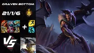 BOTTOM Draven vs Nilah - EU Grandmaster Patch 14.8