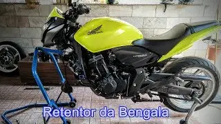 Honda Hornet troca do retentor de bengala