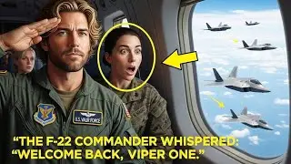 He Was Just a Single Dad in Seat 12F-Until the F-22 Commander Said: 'Sir... Welcome Back, Viper One.