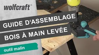 Pour un assemblage précis par tourillons - Guide d'assemblage bois à main levée | wolfcraft