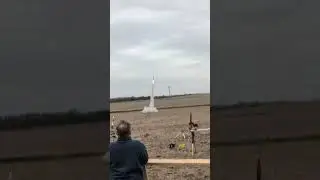 High powered rocket on a Aerotech I211, what  a cool motor! #rocket #rocketry #shorts