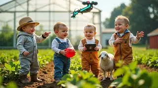 Holidays & Funny Farmyard song 🍇 Kids & Toddlers Dance, Fun Activities by Hello DODO