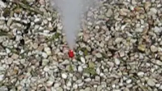suger + kno3 rocket motor test
