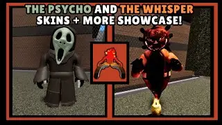 👻 The Psycho and The Whisper Skins + More Showcase! | [Piggy Community Skins]