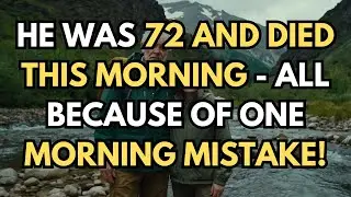 Seniors, Don&rsquo;t Do This in the Morning! (Most People Do It Without Knowing)