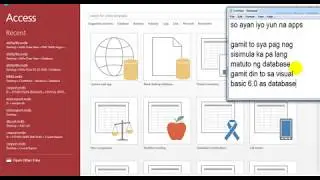 FLOTECH TUTORIAL: How to create database using (MS Access 2013)