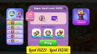 Gardenscapes ( Level 15221 - Level 15230 ) - All Puzzles - Gameplay