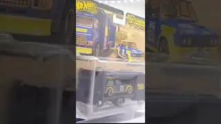 Hot Wheels 2024 Car Culture: Team Transport Fiat 131 Abarth & Second Story Lorry #62 Mix 1