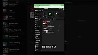 Beatport Playlist Sidebar