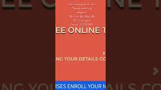 #FREEonlinetraining|#free| #computer |#computercourse |#freetraining #telugutrainvlogs|#telugu #free