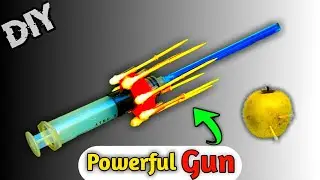 CRAZY Medical Syringe Gun 💉💉 - Powerful Weapon Using Syringe (Creative Handmade Crafts)