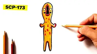 How to draw an SCP 173 | SCP-173 Sculpture