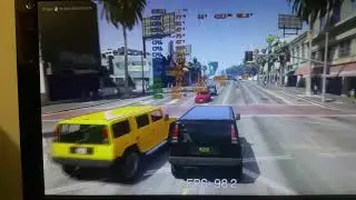 Nvidia GTX 690 (Dual GPU/SLI), Intel i7 2600K @ 4.3GHz - GTAV Benchmark @ Very High, 1080p