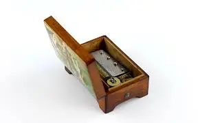 Small music box. Early 20th century