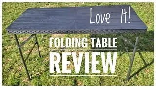 Mr IRONSTONE Folding Table with Carrying Handle Very Heavy Duty Review
