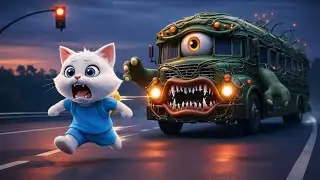 😱⚡Superhero Cat vs Green Energy Monster  | Epic Night Battle AI Story #cat #ai 