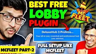 How To Setup Deluxe Hub Lobby Plugin in McFleet | Best Lobby Plugin in Aternos @GamerFleet