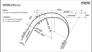 PROBLEMA 3.13 - JAMES CARDENAS - DISEÑO GEOMETRICO DE CARRETERAS #viral #video #fyp