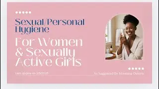 Sexual hygiene for men, women and teens