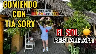 Comiendo con tia Sory el sol restaurant Rio Verde La Vega