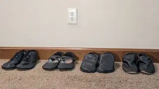 Softstar shoes comparison: Roo Moccasins + Primal Merry Janes + Rogues + Primal RunAmocs