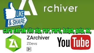 Cara Ekstrak File zip, rar, rar5, bzip2, gzip, XZ dengan ZArchiver||Ekstrak File dengan mudah