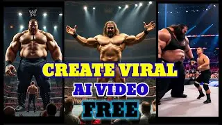 How to Create wrestling viral fighting videos for free | #wwe fighting video create