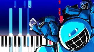 MY COOL BLUU TUNE!!! - bluudud Chase Theme (Piano Tutorial)