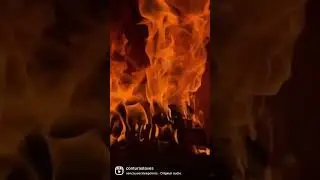 Slow Motion Fire Meditation - 4K Fire