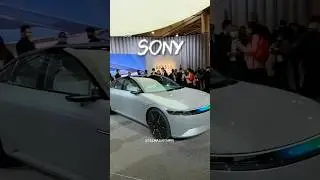 sony first electric car ⚡ #shorts #sony #afeela #youtubeshorts #automobile #electriccar #tech #yt
