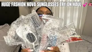 Trying On The Best Fashion Nova Sunglasses Haul !!! Under $10 A Pair 💕🫦🕶️😎