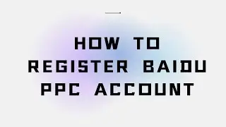 How to open a Baidu PPC Account in 2023#domatters #marketing #baidu #seo