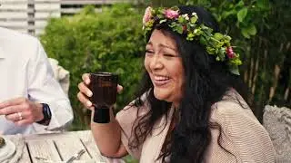 Sommarfest i k&auml;rlekens tecken med utem&ouml;bler fr&aring;n Hillerstorp