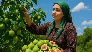 Making Traditional Fig Jam | Village Life in the Mountains