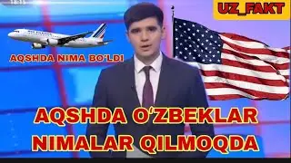 AMERIKADAGI O'ZBEKLAR NIMALAR QILMOQDA [ SAMALYOTDA O'ZBEKISTON SO'ZINI CHIZISHDI ] #uzfakt#uzb