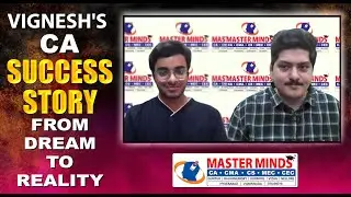 Vignesh's CA Success Story From Dream To Reality