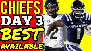 BEST AVAILABLE DAY 3 PROSPECTS: Take a QB...? Kansas City Chiefs News Today NFL Draft