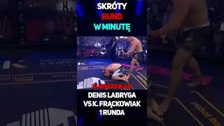 Skr&oacute;t 1 Rundy - Denis Labryga VS Karol Frąckowiak #shorts #famemma #mma #labryga #frąckowiak