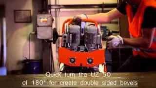 Bevelling machine UZ50 Triumph - Unique solution - 3 bevelers in one