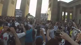 Torcedores da Juventus durante a final da UEFA Champions League 2015
