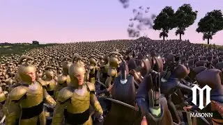 15.000 Elf Warrior No Shields vs 15000 Lady Blade Assassins- Ultimate Epic Battle Simulator2- UEBS 2