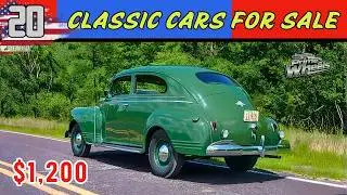 History on Wheels: 20 Classic Cars Ready for Their Next Chapter