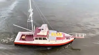Orca Model Boat with Ram Diesel Sound System