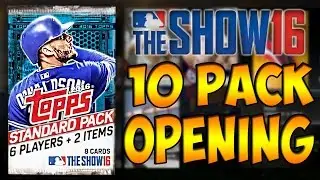 MEET THE SQUAD | MLB 16 The Show Diamond Dynasty | EP1 (10 Pack Opening)