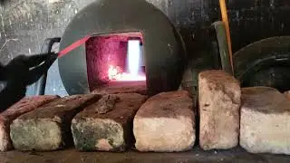 Hurda çeliğin kaya gibi sağlam bıçağa dönüşümü.. Bıçak yapımı....