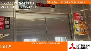 HDB Block 379 (MSCP) Canberra (Sembawang) || Mitsubishi Elevator (Lift A) 🚘 
