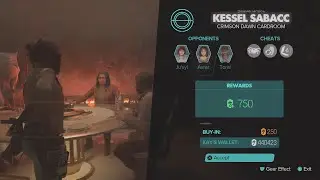 Star Wars Outlaws - Kessel Sabacc Sunday: Crimson Dawn Cardroom (Syndicate, Kijimi, Kijimi City)