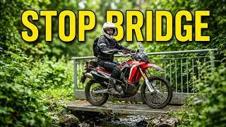 TRF GRMUID 11316 Stop Bridge Lane by motorbike. Legal Greenlane.