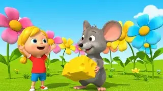 Little Mouse Chased the Dancing Cheese | Nursery Rhymes for Kids & Baby Songs